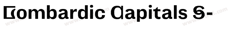 Lombardic Capitals S字体转换